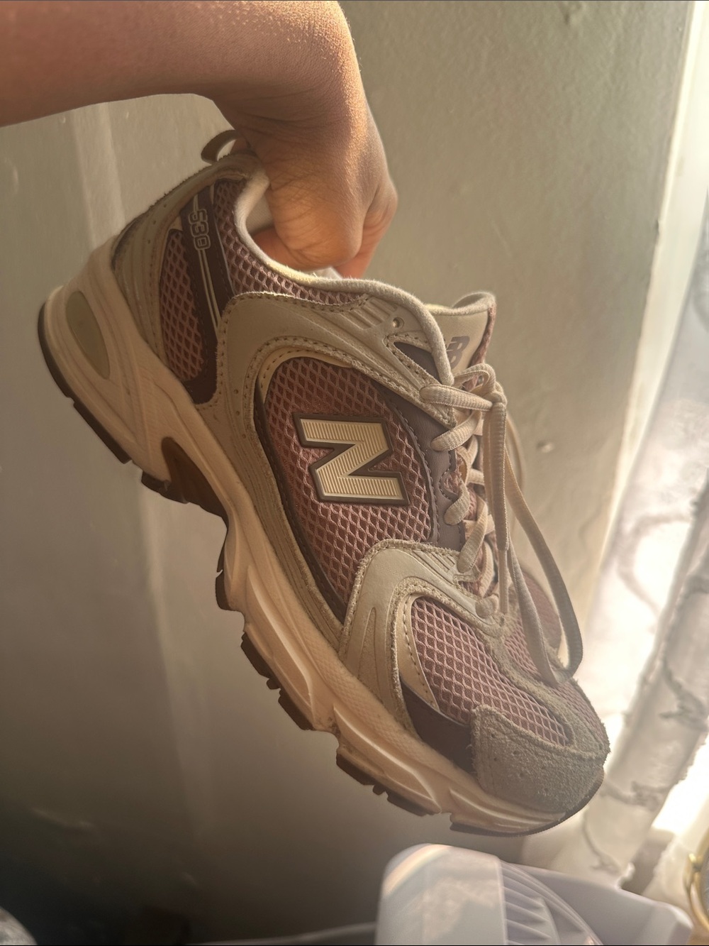 New Balance Women’s 530 Sneakers in Mauve and Taupe
